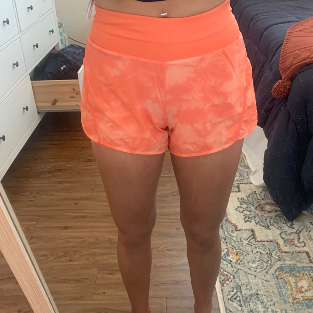 WORN TWICE! Brand new Fabletics shorts with built in compression spandex